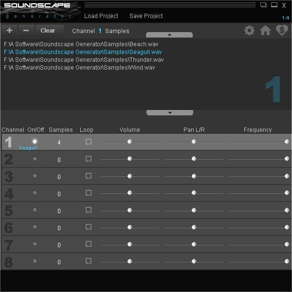 Soundscape Generator Screencap